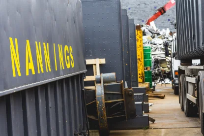 Nannings-container op het terrein